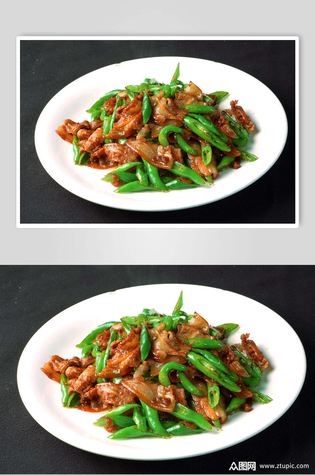 热菜风味小炒肉美食摄影图片