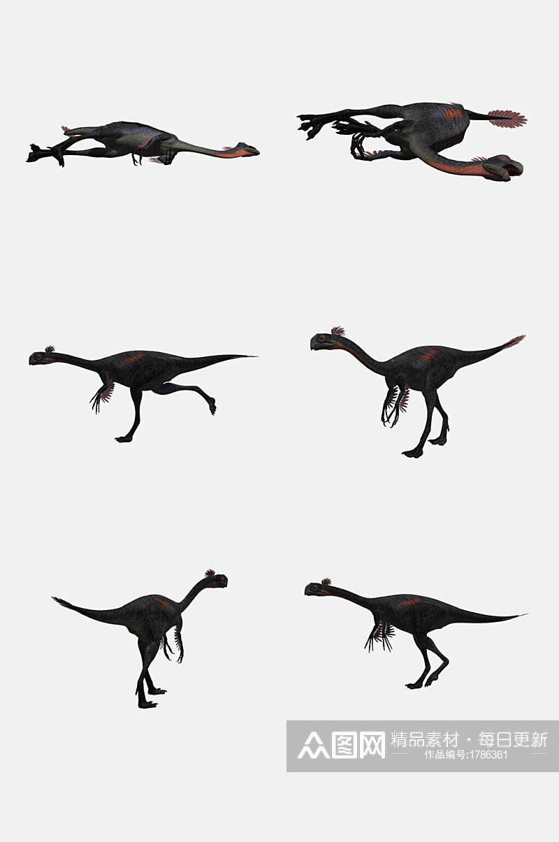 各类恐龙免抠元素素材素素材