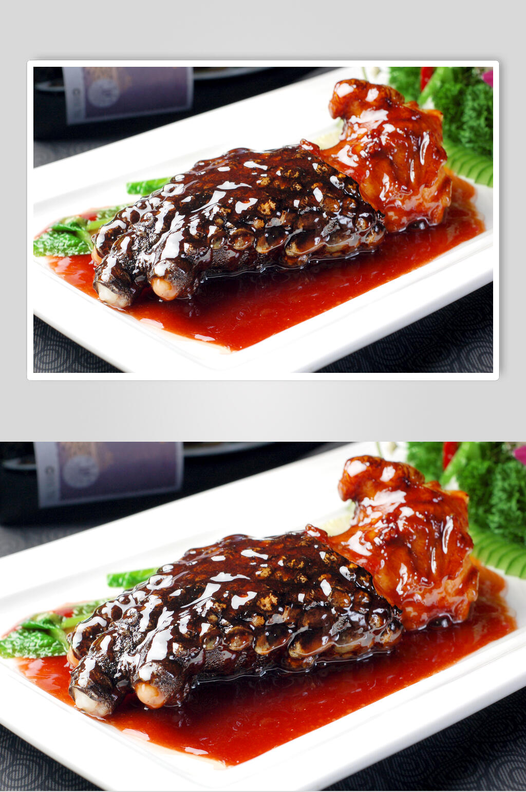 红烧鳄鱼掌美食高清图片素材