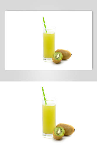 夏日猕猴桃果汁冰凉饮品饮料图片