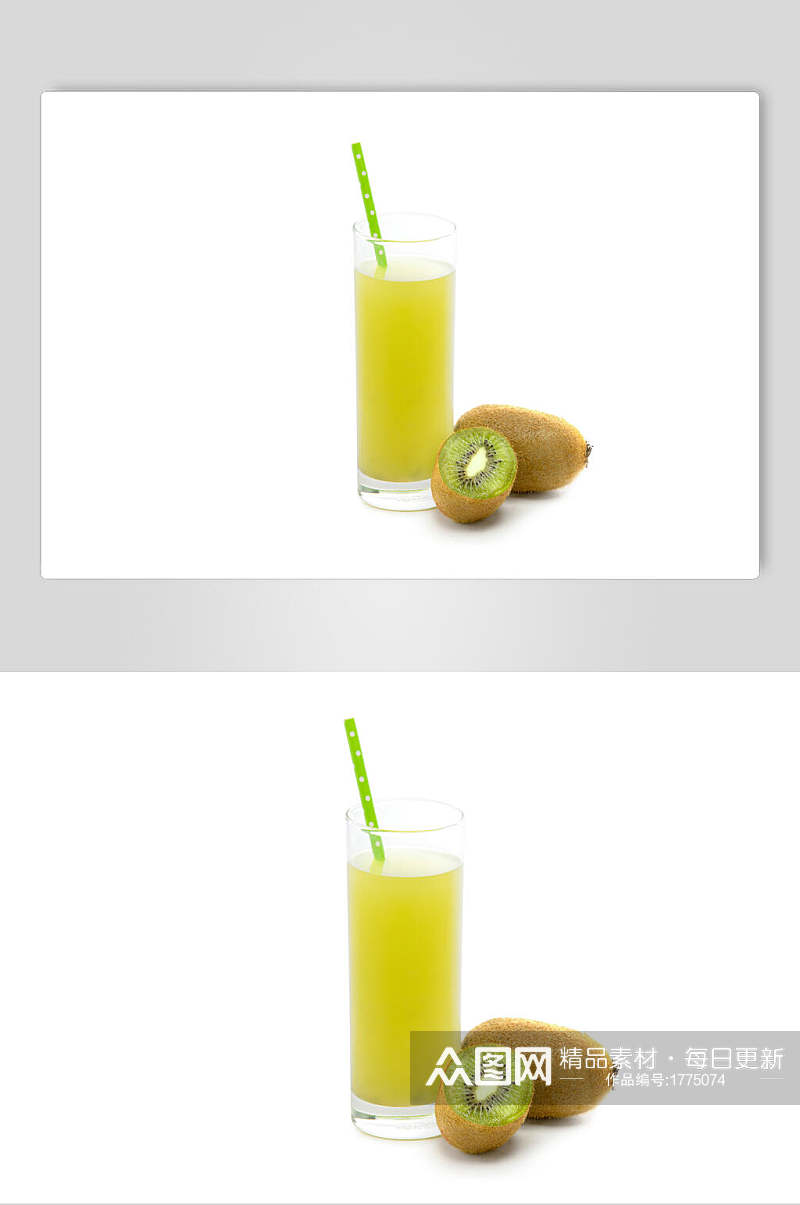 夏日猕猴桃果汁冰凉饮品饮料图片素材