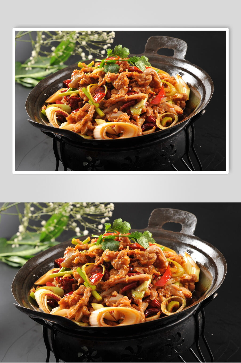 特色干锅牛杂食品高清图片素材