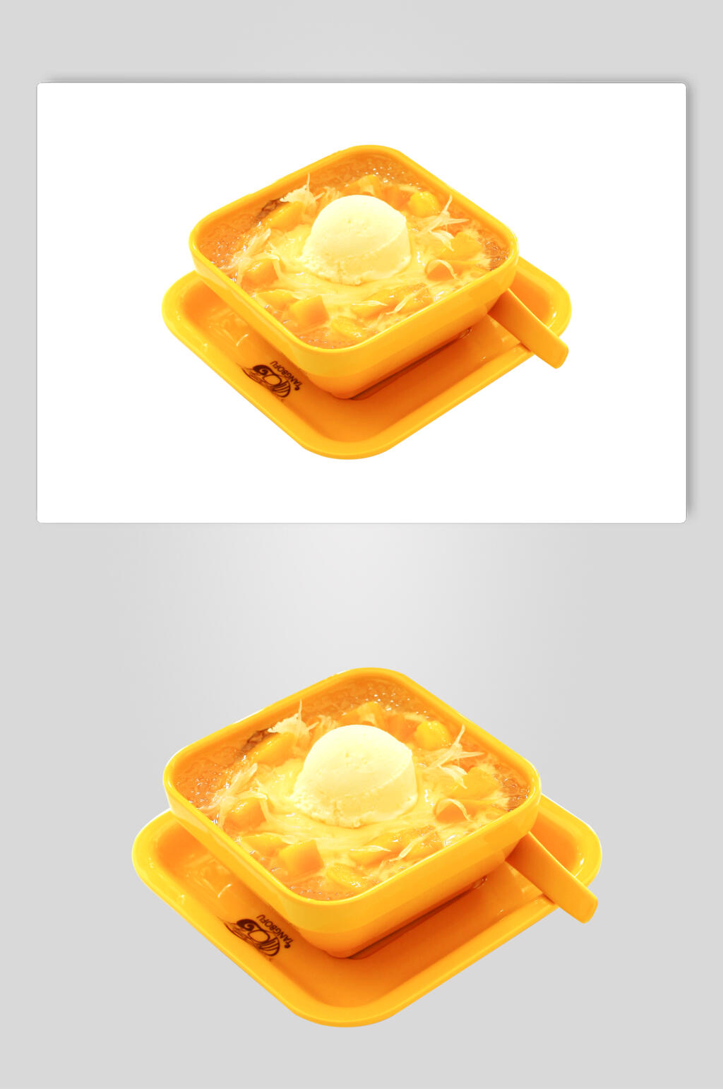 甜品冰淇淋芒果捞食品图片素材