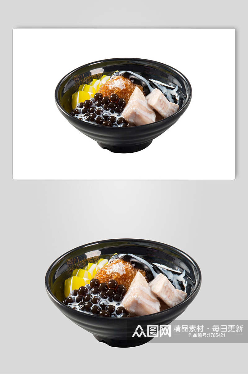 香芋芒果红豆仙草号美食甜品图片素材