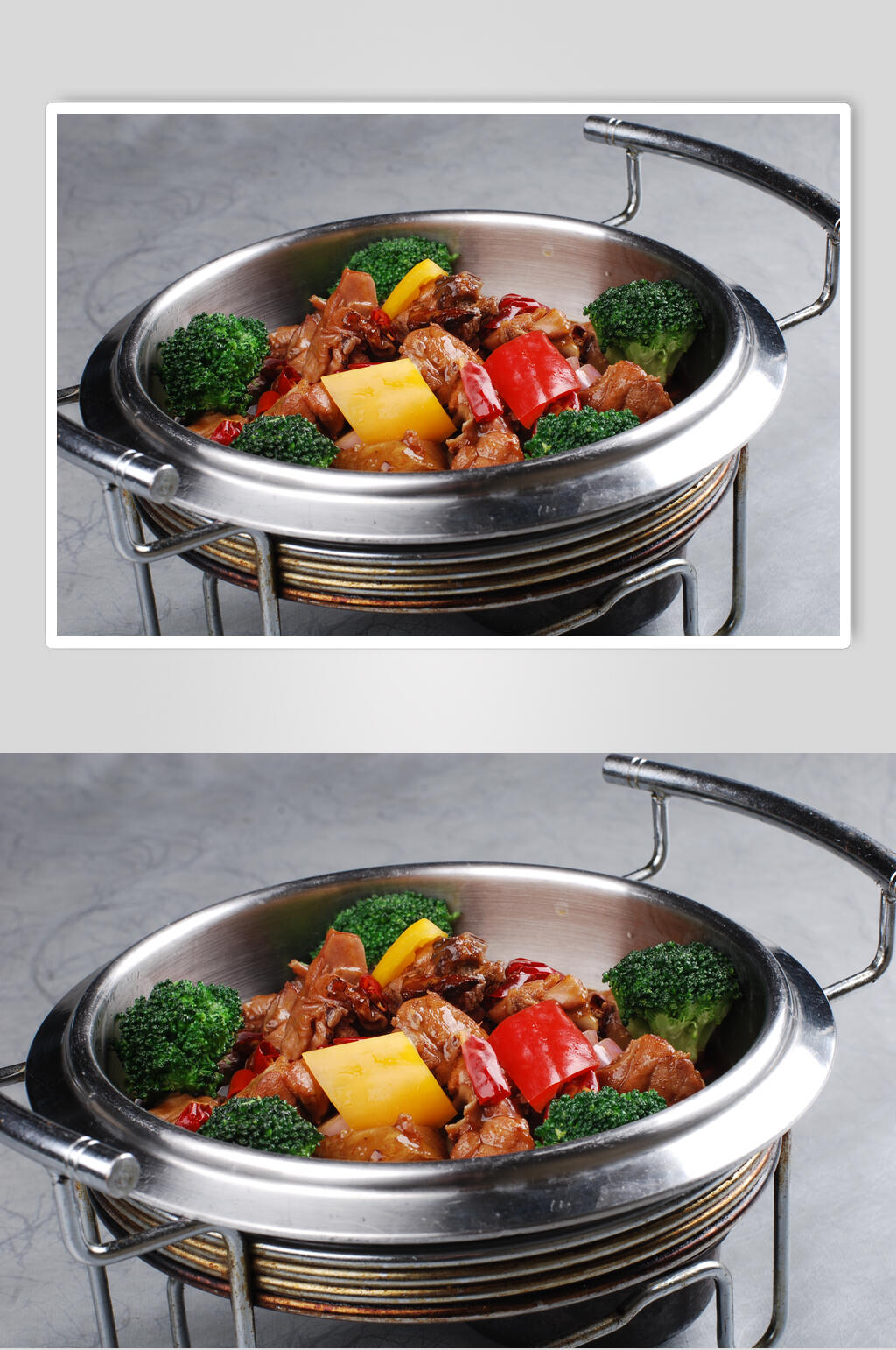 干锅野兔肉美食高清图片素材