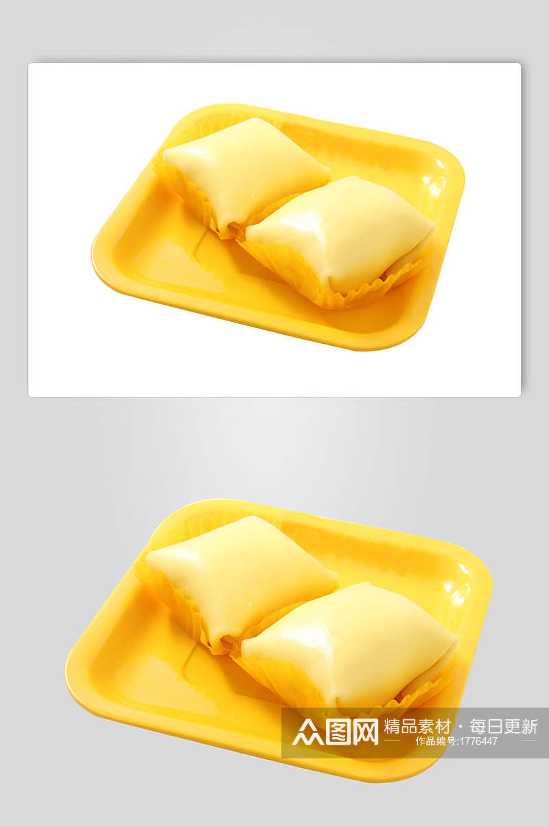 金黄美味甜品班戟高清图片素材