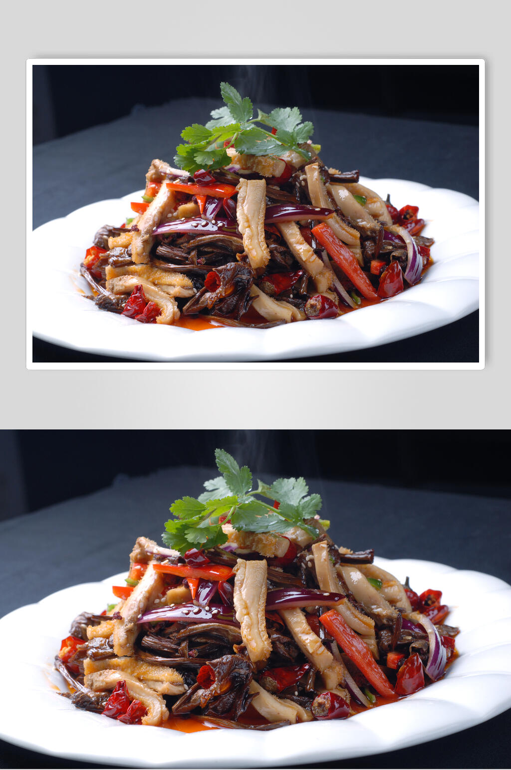 干锅牛爽肚美食高清图片素材