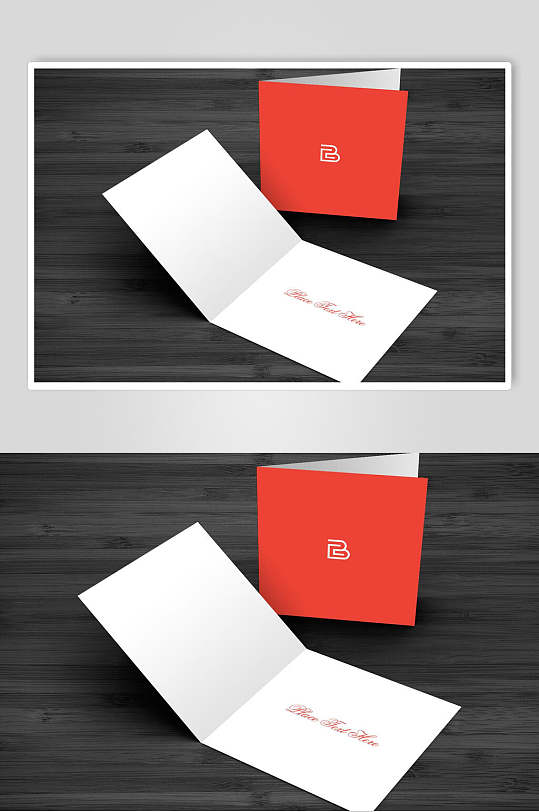 折邀请函样机图片-折邀请函样机设计素材-折邀请函样机模板下载-众图