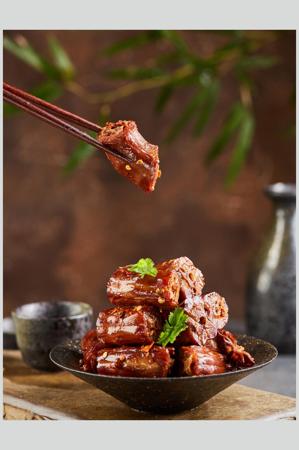 香辣鸭脖烧腊美食图片素材