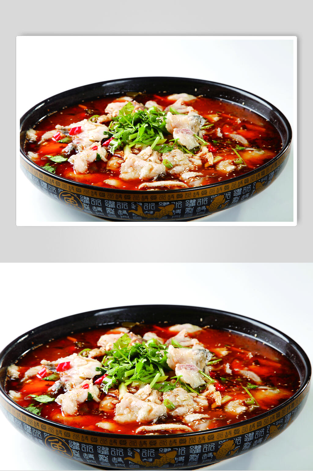 红油酸菜鱼美食摄影图片素材