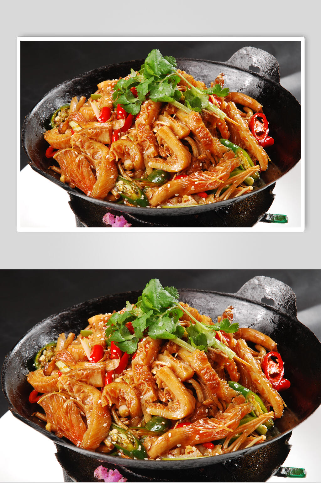 干锅牛肚美食高清图片素材