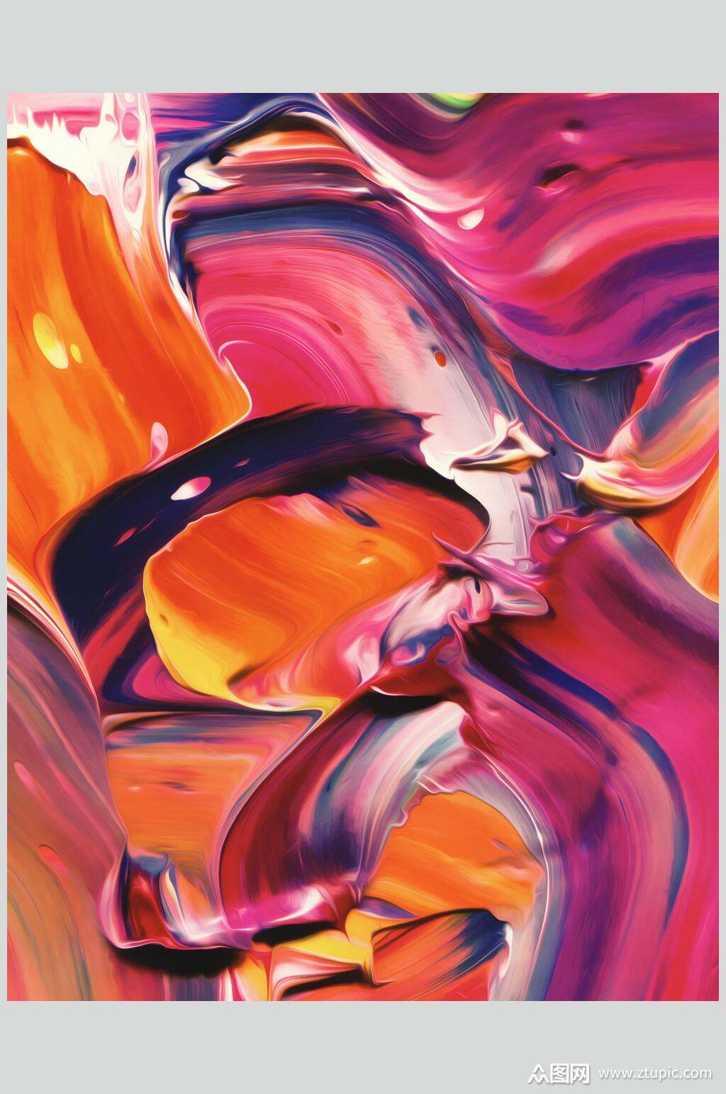 高清彩色绘画摄影图片