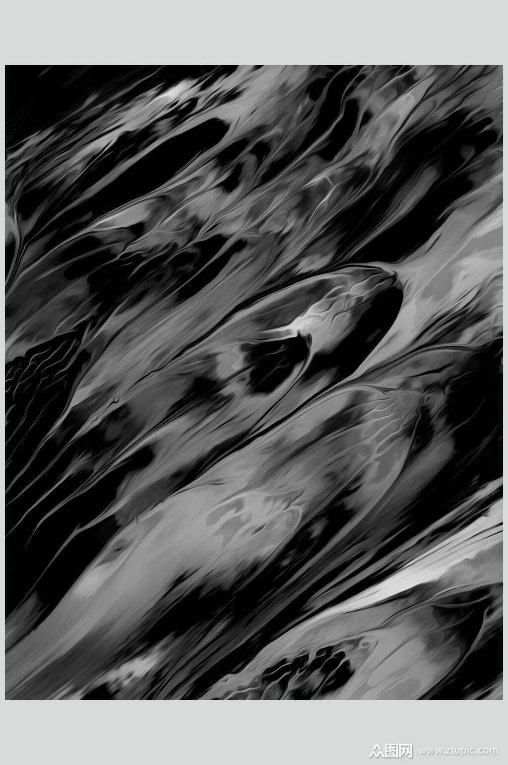 高清黑白绘画贴图图片