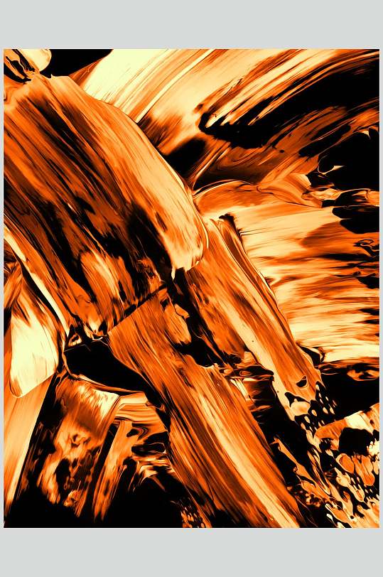 高清暖色调绘画图片