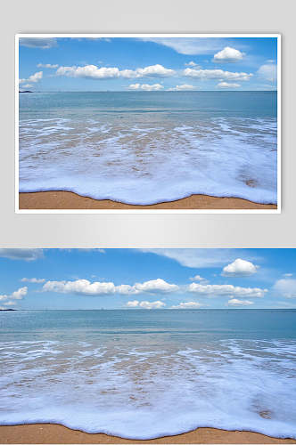 惠州巽寮湾海浪沙滩高清图片