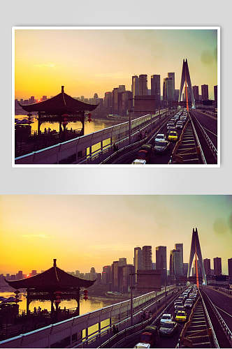 重庆城市风光摄影元素图片