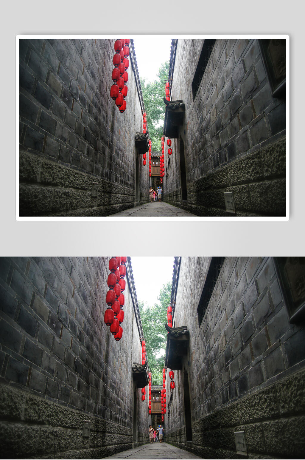 成都锦里街景古城墙高清图片素材