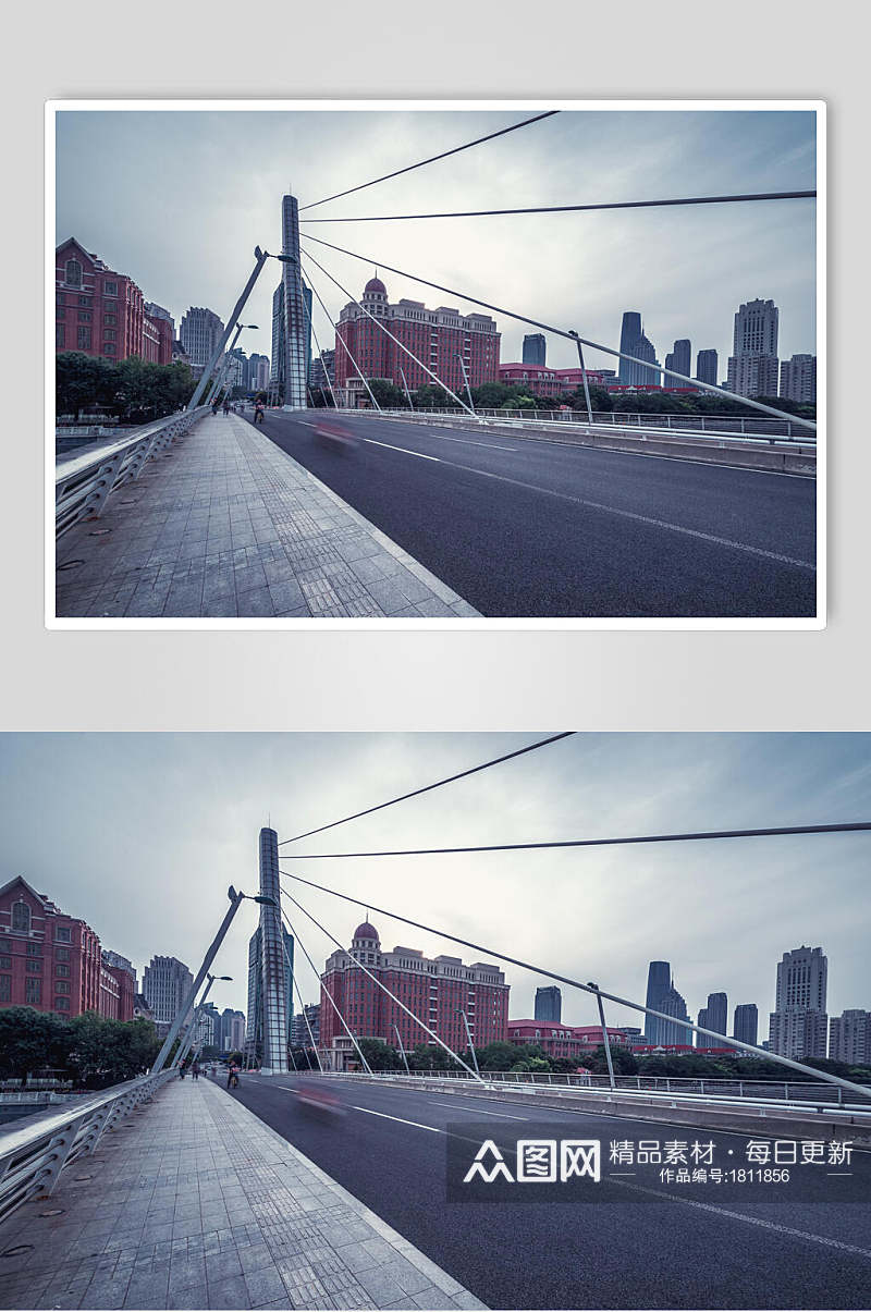 天津城市风光交通道路高清图片素材