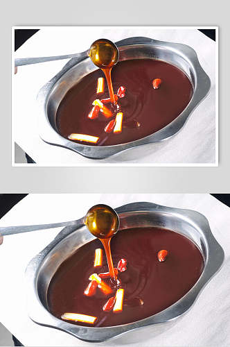 锅风味红锅摄影图片