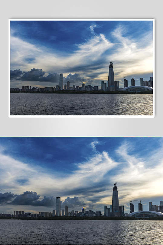 深圳湾风云高清图片