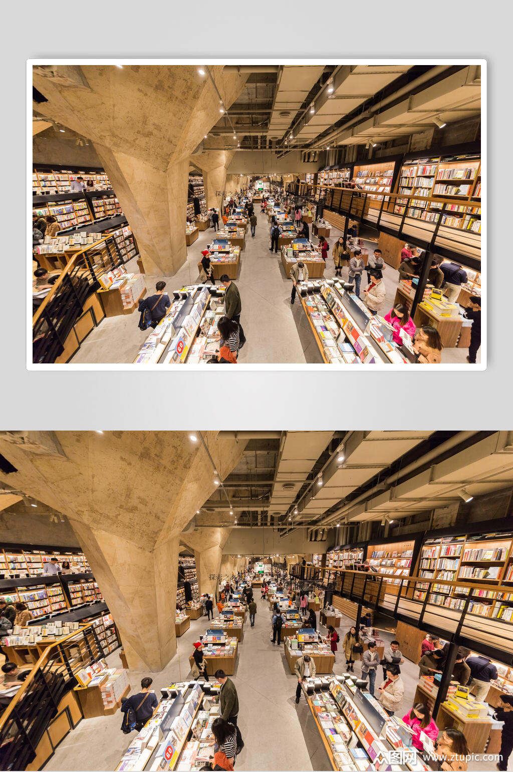 成都方所书店室内俯视图片