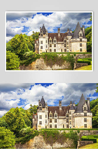 神秘欧洲城堡古堡摄影元素图片