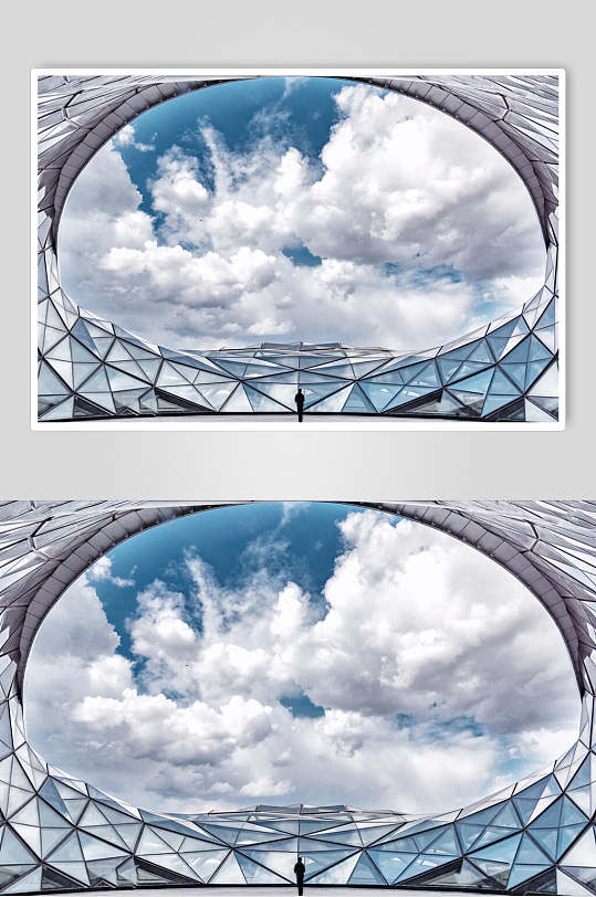 哈尔滨大剧院仰视图片