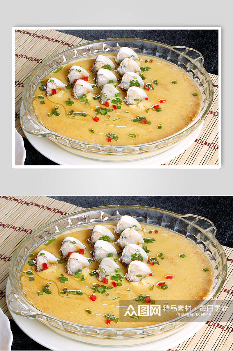 文哈蒸蛋食品图片素材