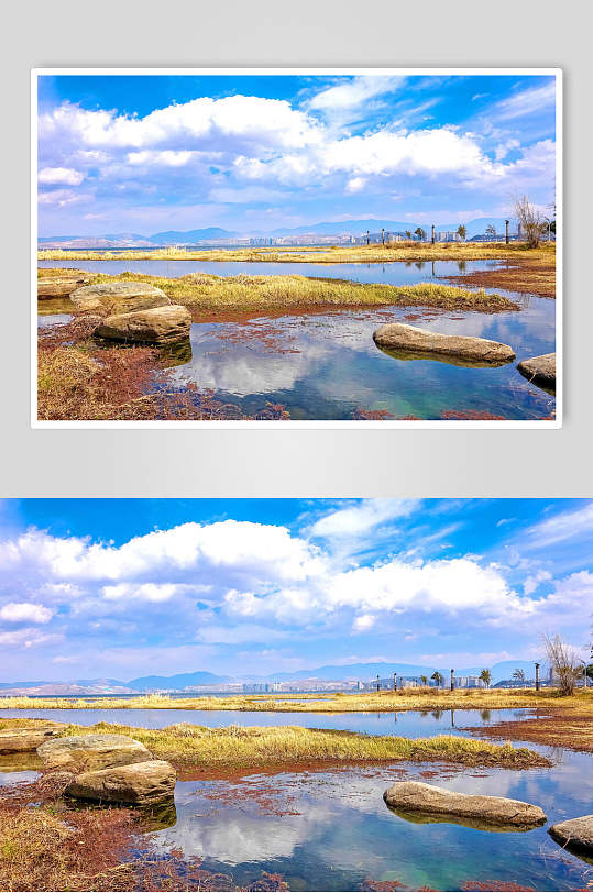 云南大理洱海风光高清图片