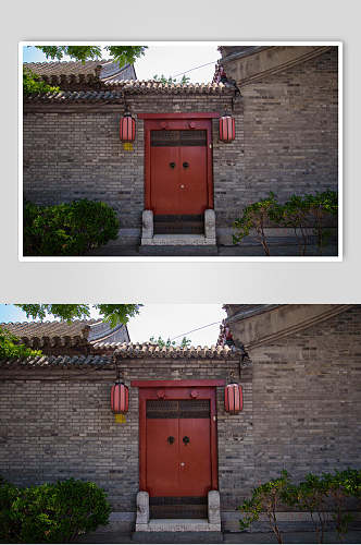古风北京风光建筑城墙大门高清图片