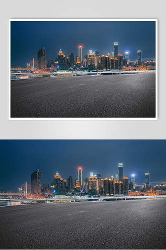 重庆城市道路夜景图片