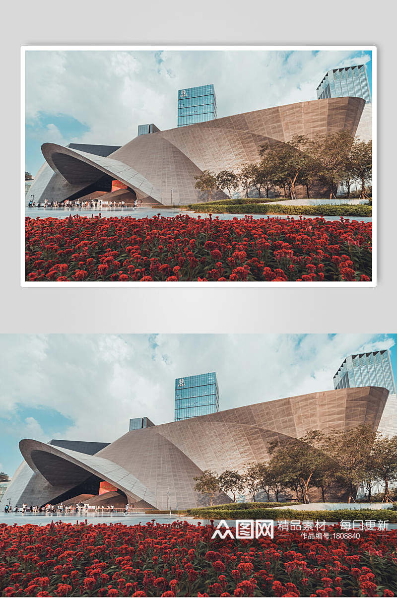 深圳市当代艺术与城市规划馆高清图片素材