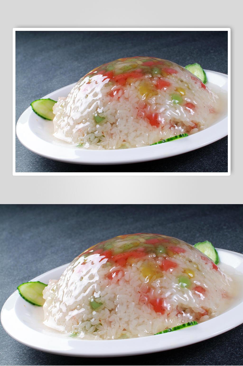 蒸菜水晶八宝饭高清图片素材