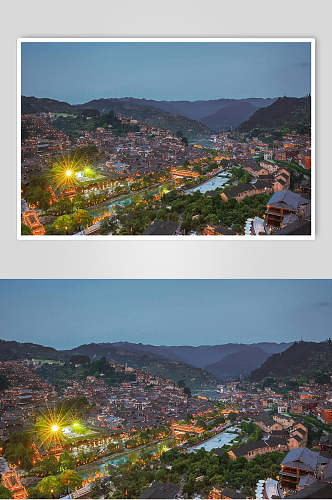 美丽苗寨风景摄影素材图片