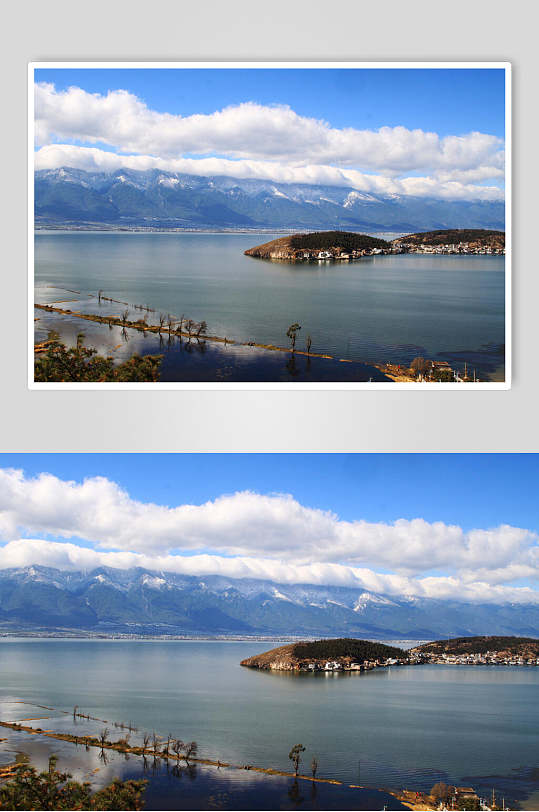 大理苍山洱海风光摄影图片