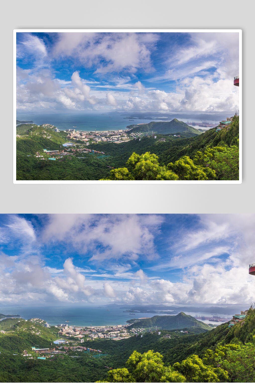 深圳东部华侨城景区自然风光高清图片素材