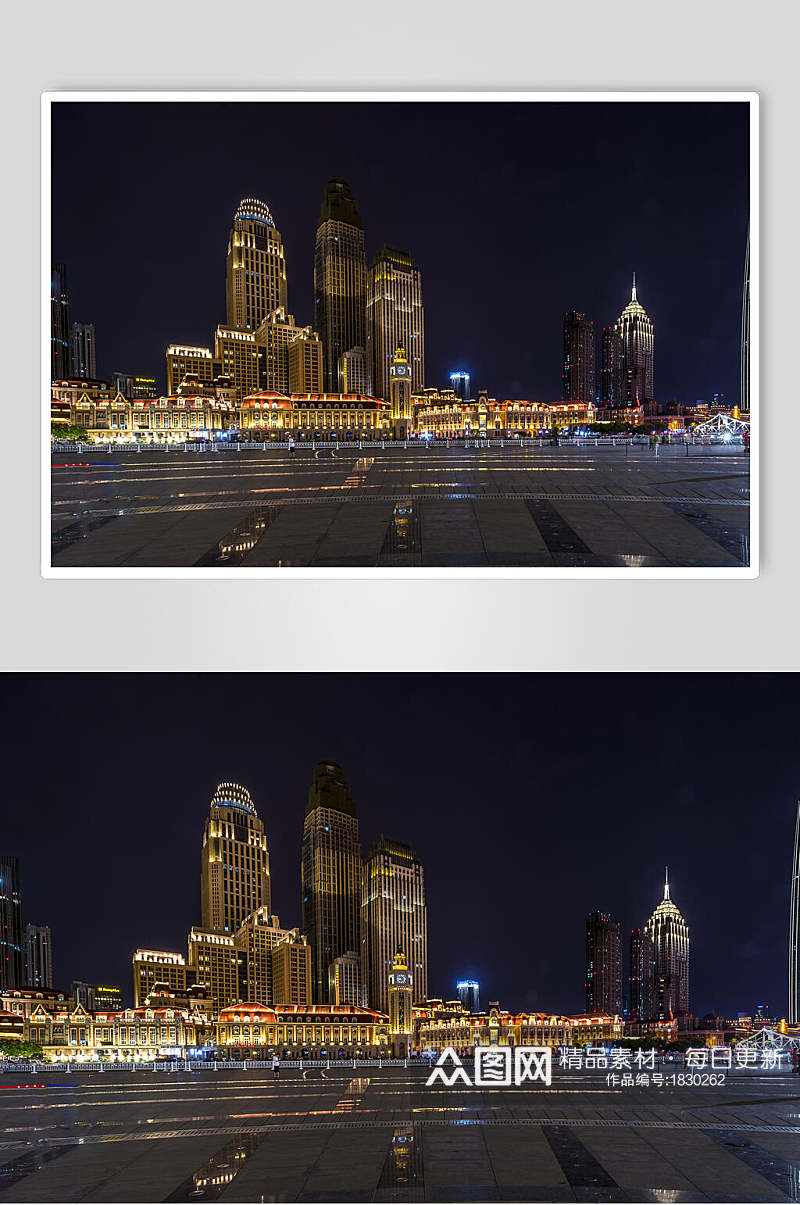 天津城市风光代表作摄影元素素材图片素材