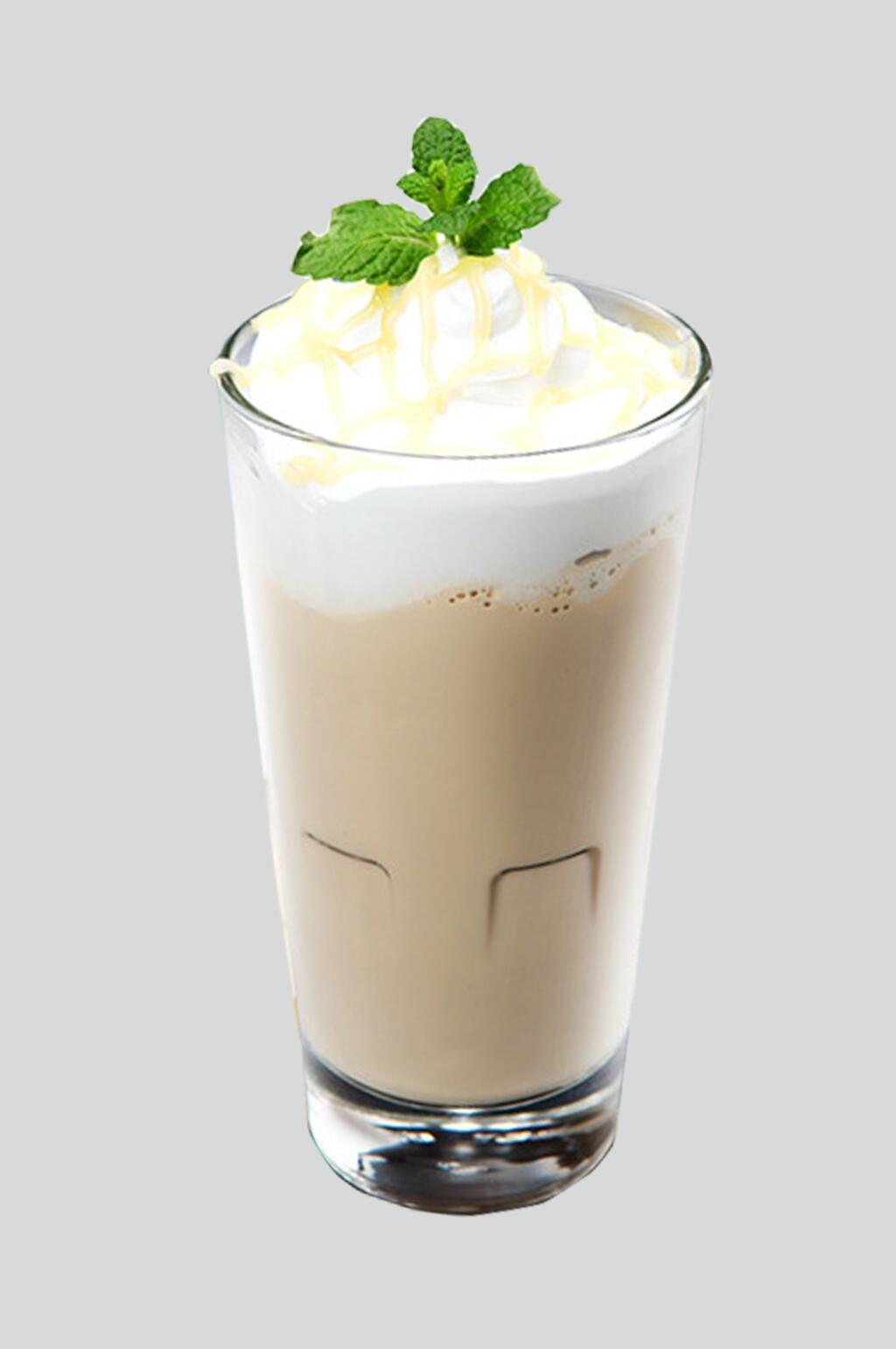 新鲜美味奶茶冰激凌高清图片素材