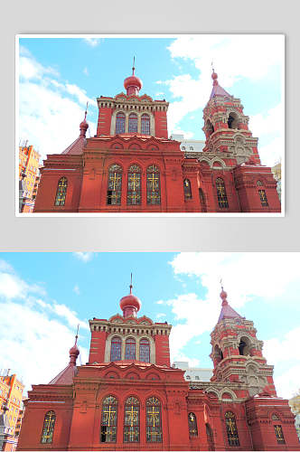 哈尔滨教堂高清图片