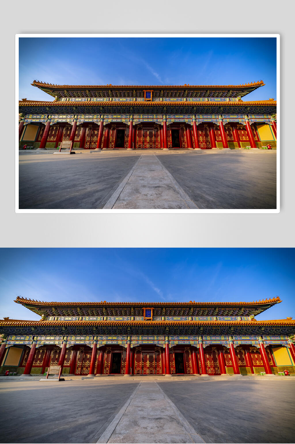 中国风古建筑景观摄影背景元素素材图片