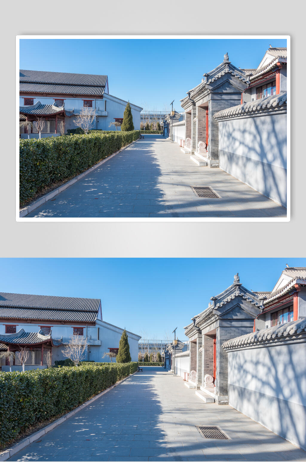 北京风光村落街道建筑高清图片素材