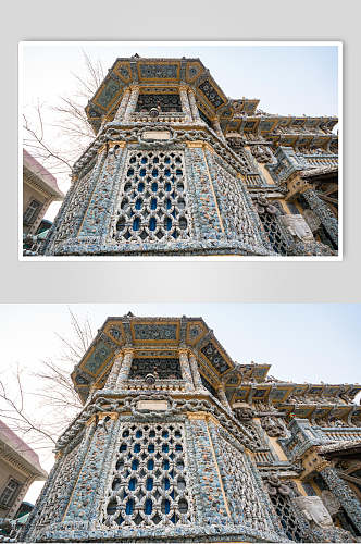 古典天津城市风光摄影背景元素素材图片