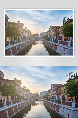 美丽天津城市风光摄影素材图片