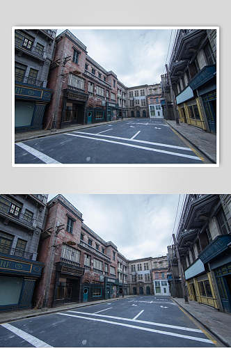 老上海影视场景老式建筑图片