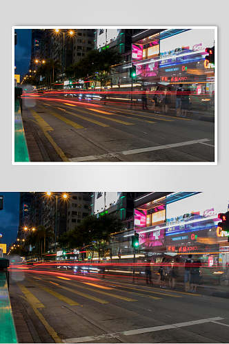 香港风景街景夜景高清图片
