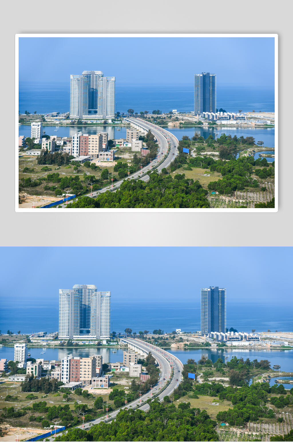 惠州双月湾海景房高清图片素材
