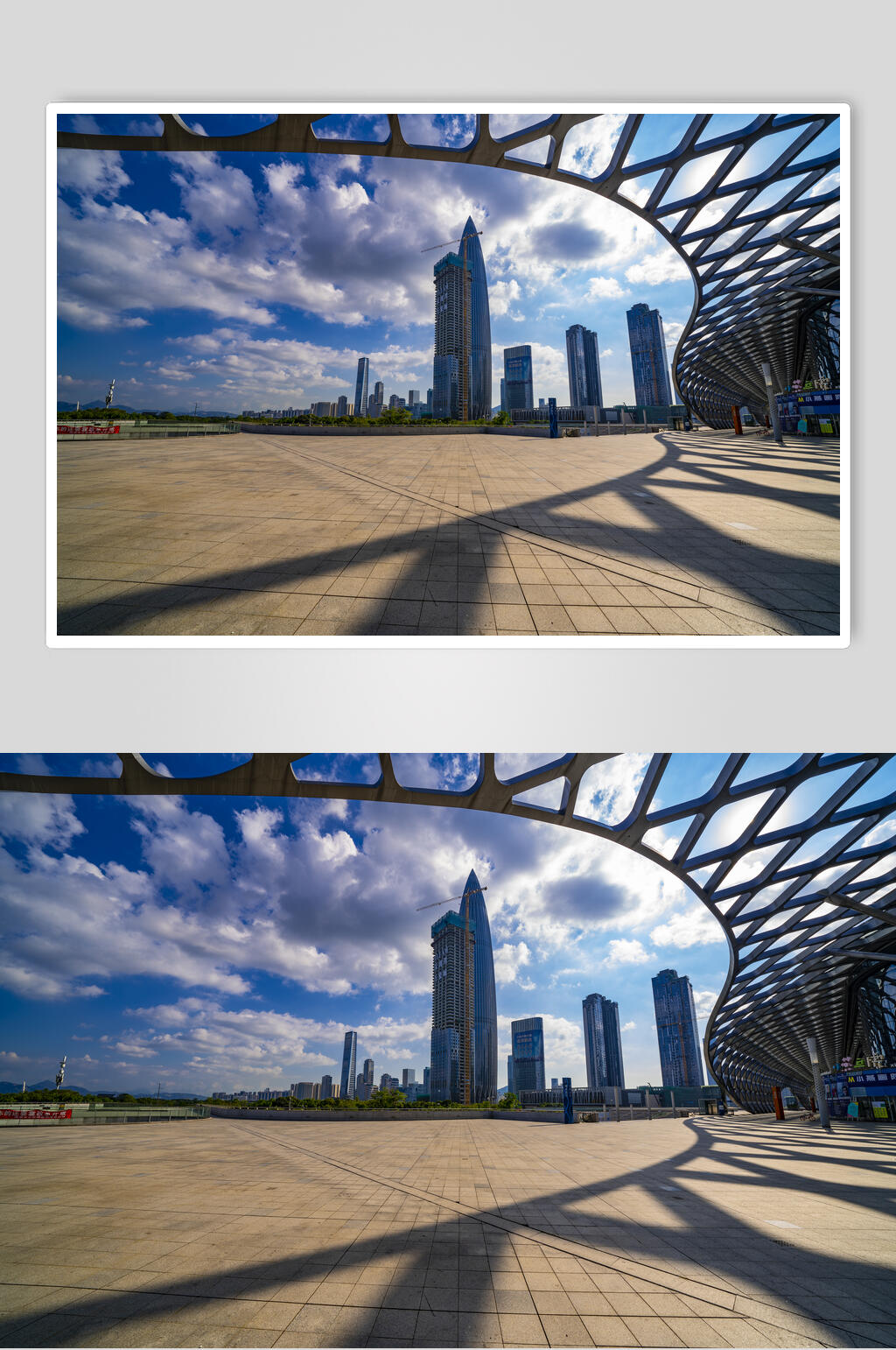 深圳后海的未来城市高清图片素材