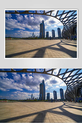 深圳后海的未来城市高清图片