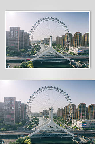 著名景点天津城市风光摄影图片