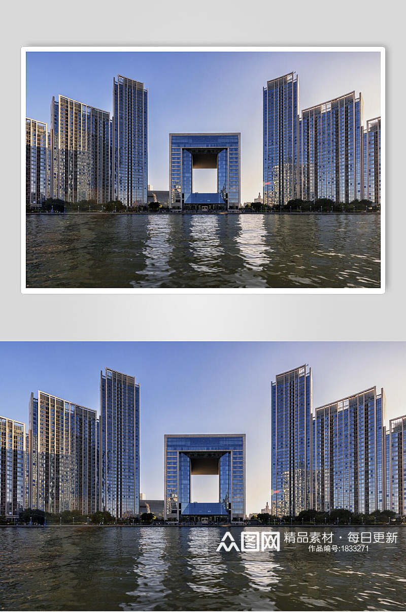 美丽天津城市风光图片素材